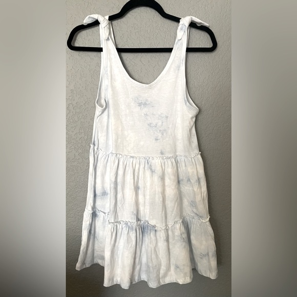 Miken | Swim | Nwt Mikes Swim Cover Up Size Xs White Blue Tie Dye ...